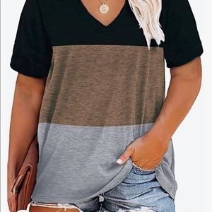 Wkior + size top that is brand new, never worn. Ordered it but did not fit me.